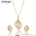 New Simple Design Wedding Gold Plated Jewelry Sets For Girls